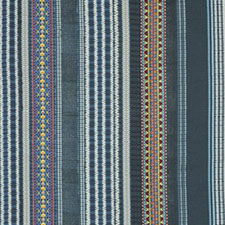 Festival Stripe Embroidery Indigo SKU FD280-H10